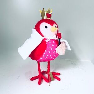 Target Spritz Valentine’s Day‎ Holiday 2024 Queenie Fabric Bird Featherly Fr…